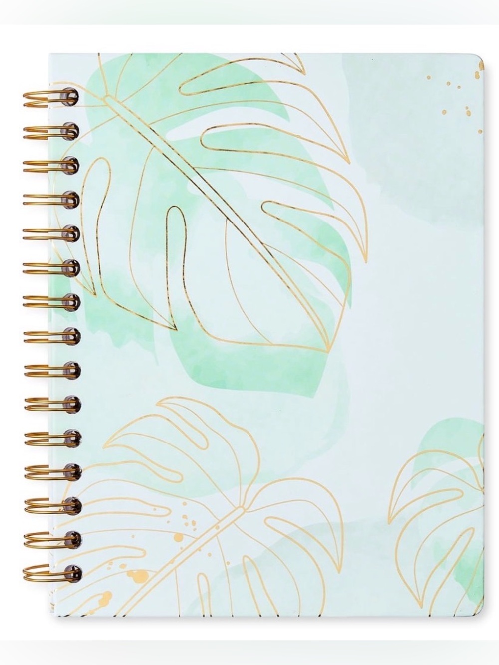 GREEN & GOLD TROPICAL LEAVES JOURNEY